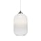 Besa Lighting Omega 12 Cord Pendant, White/Clear, Satin Nickel Finish, 1x60W Incandescent 1JT-OMEGA12WH-SN - alternate 1